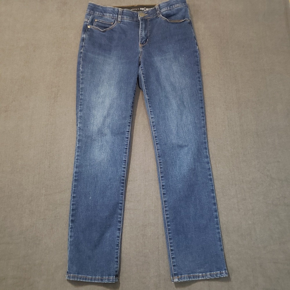 Reborn Technology By Recreation Jeans‎ Womens Size 8 Flexi Fit Mid Rise Straight